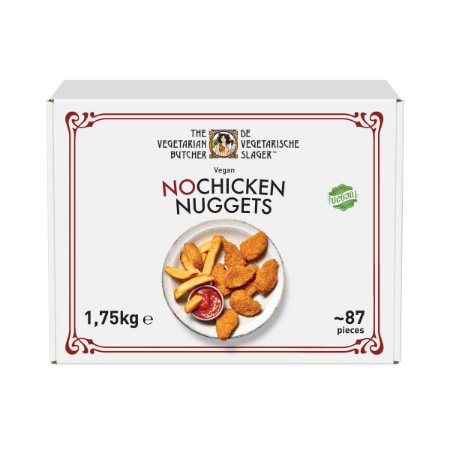 The Vegetarian Butcher Jak Nuggetsy (No Chicken Nuggets) 1,75 kg - Wyroby oparte na produktach roślinnych, bazujące na smaku i teksturze mięsa zwierzęcego.